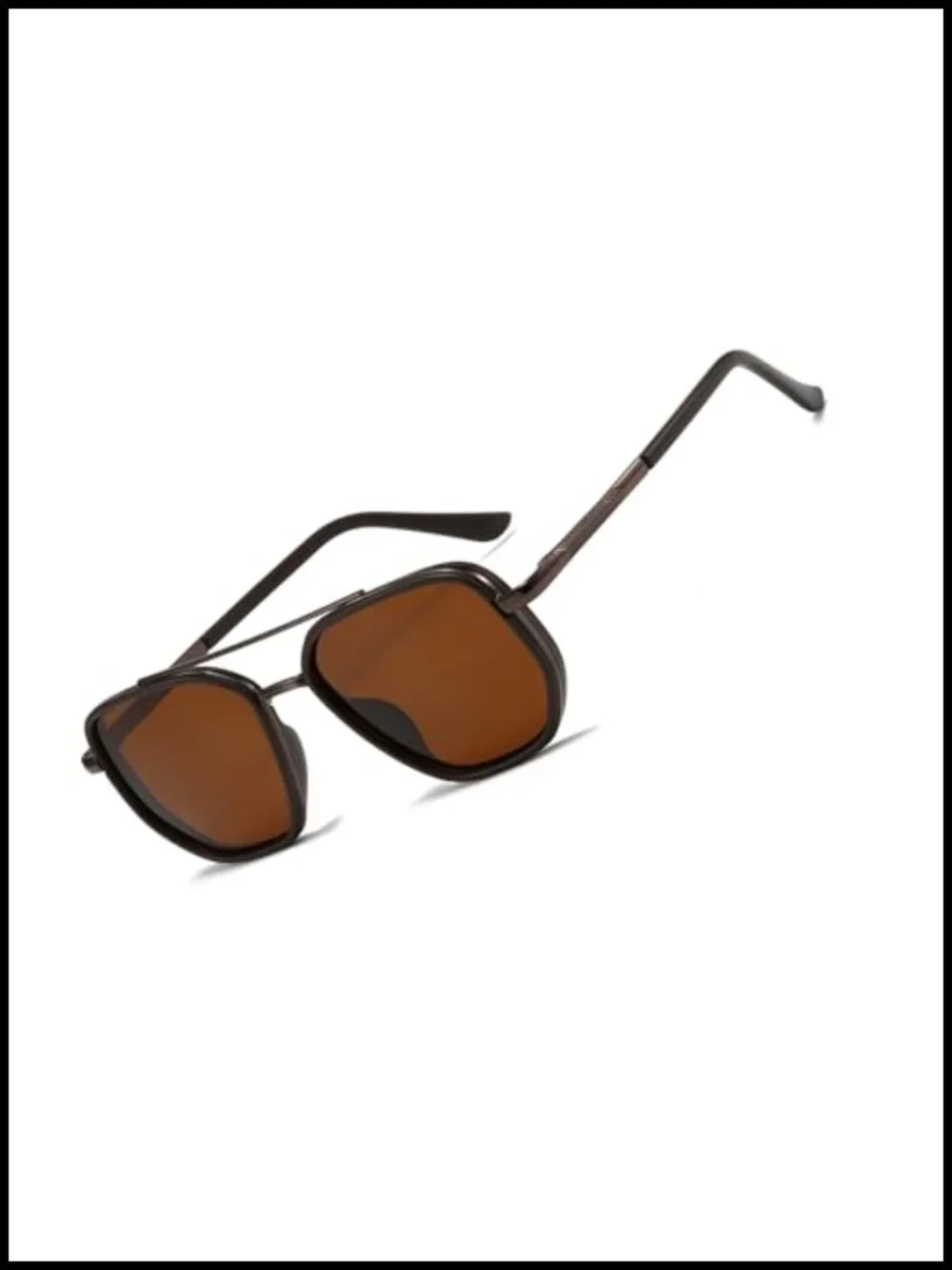 Retro Aviator Sunglasses Women Square Tangle Free Polarized UV Protection Metal